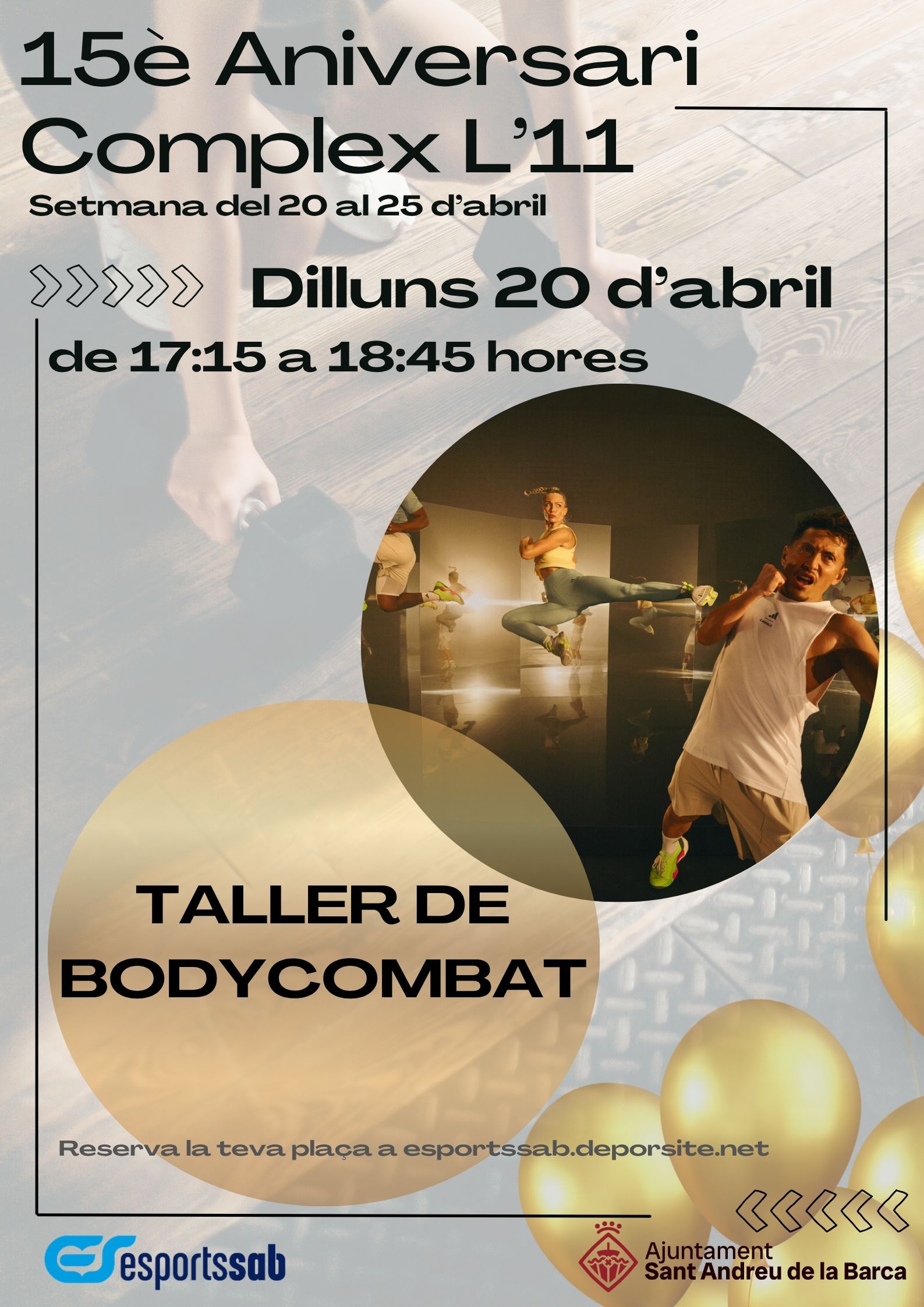 15è Aniversari Complex l'11 - Taller de Bodycombat (activitat només per a abonats)